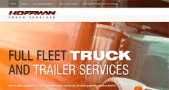 Desktop Screenshot of hoffmantruckservices.com