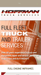 Mobile Screenshot of hoffmantruckservices.com